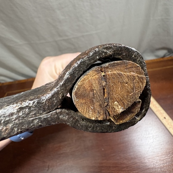 Antique Native American Tomahawk Trade Axe Hand Forged 18in‎ Great Lakes Indian - Picture 9 of 13